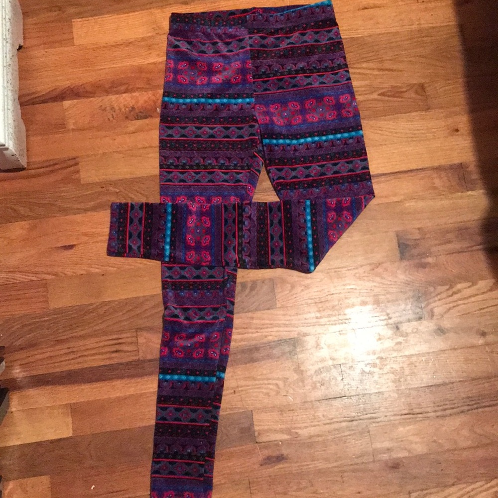 Velvet leggings